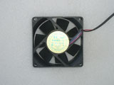 YaLn FAN D80BH-12 GP DC12V 0.18A 8025 8CM 80mm 80x80x25mm 2wire Cooling Fan