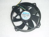 NONOISE G9225M12D1+6 BG DC12V 0.200A 95x95x25mm 4Pin 4Wire Cooling Fan