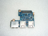HP ProBook 645 640 G1 Card Reader Ethernet Dual USB Port Board 6050A2566901-USB-A03