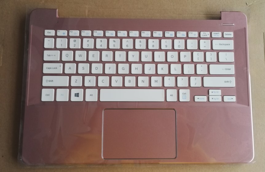 Samsung 910S3L Pink Color Laptop Mainboard Upper PalmRest Case Base Cover With Keyboard