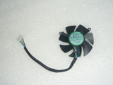 YOUNG LIN DFB501005H DC5V 1.1W 4Pin Screws Hole 39mm 46x46x10mm Graphics Card Cooling Fan