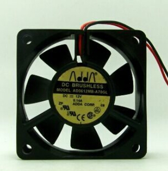 ADDA AD0612MB-A70GL TH3 Cooling Fan DC12V 0.14A 60X60X25mm 2Wire