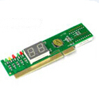 MP2C PC Computer MainBoard PCI Diagnostic Analyzer Card Tester With 5 Power LED