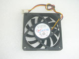 VETTE A7015H12S DC12V 0.26A 7015 7CM 70MM 70X70X15MM 3pin Cooling Fan