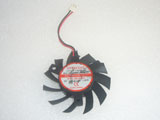 EVERCOOL EC6010L12C DC12V 0.14A 60mm 60x60x10mm Graphic Card Cooling Fan