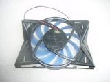 HIS HD4850 6750 6570 6670 Swiss Design 114x80mm 2Pin Video Graphics Card Cooling Fan