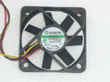 SUNON KDE0505PFV2 11.MS.AF.GN DC5V 0.8W 5010 5CM 50mm 50x50x10mm 3pin Cooling Fan