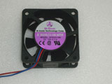 Bi-Sonic BP602512M DC12V 0.11A 6025 6CM 60mm 60x60x25mm 2Pin Cooling Fan