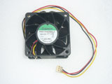 SUNON PMD1206PMB2-A (2).F.GN DC12V 7.0W 6038 6CM 60mm 60x60x38mm 3Pin Cooling Fan