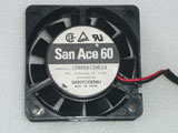 SANYO DENKI 109P0612H624 DC12V 0.13A 6020 6CM 60mm 60x60x20mm 3Pin 2Wire Cooling Fan
