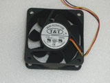 T&T MW-625H12B DC12V 0.25A 6025 6CM 60mm 60X60X25mm 3pin Cooling Fan