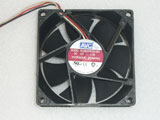 AVC DL08025R12U S01 DC12V 0.5A 8025 8CM 80mm 80x80x25m 3Wire Cooling Fan