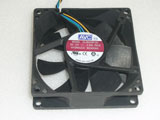 AVC DL08025R12U PS18 DC12V 0.50A 8025 8CM 80mm 80x80x25mm 4Pin 4Wire Cooling Fan