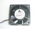 DELTA AUB0612H SE01 DC12V 0.24A 6025 6CM 60mm 60x60x25mm 3Pin 3Wire Cooling Fan