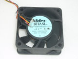 Nidec D06T-12TM 25H1 DC12V 0.08A 6025 6CM 60mm 60x60x25mm 3pin Cooling Fan