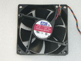 AVC DL08025R12U PS46 617755-001 DC12V 0.50A 8025 8CM 80mm 80x80x25mm 4pin Cooling Fan