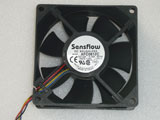 Sensfiow BRUSHLESS AFC0812C BF00 CPC-2 DC12V 0.16A 8025 8CM 80mm 80x80x25mm 4pin Cooiing Fan