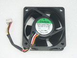 SUNON PSD1206PTBX-A (2).U.B3762.F.GN DC12V 4.3W 6025 6CM 60mm 60x60x25mm 4pin Cooling Fan