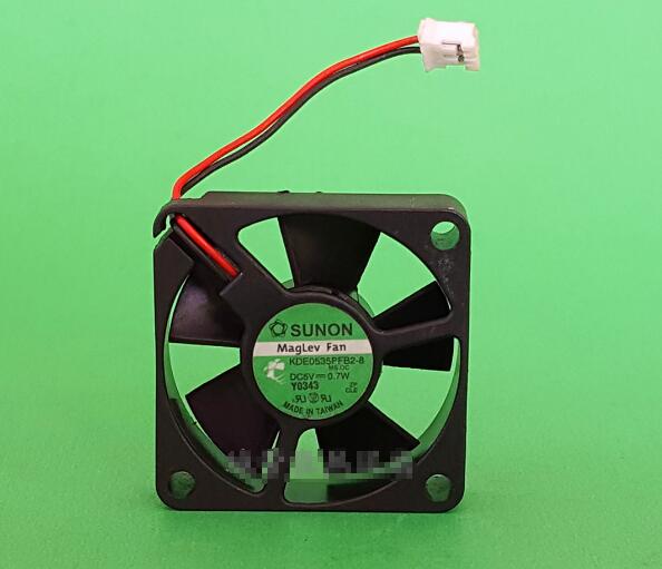 SUNON KDE0535PFB2-8 MS.OC DC5V 0.7W 3510 3.5CM 35MM 35X35X10MM 2pin 2Wire HDD Case Chassis Cooling Fan
