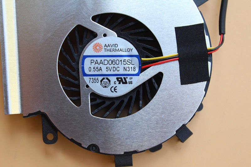 Genuine New MSI GE62 GE72 GL62 GL72 PE60 PE70 PAAD06015SL N318 0.55A DC5V 3Pin 3Wire CPU Cooling Fan