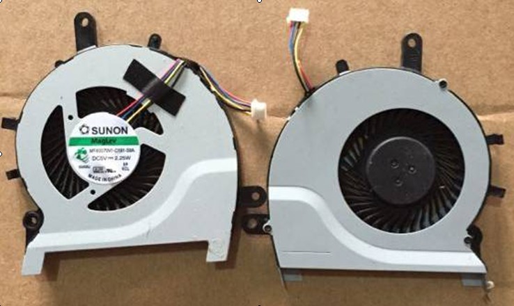 ASUS R544LA R554L A-RH51T TP550LA SUNON MF60070V1-C191-S9A DC5V 2.25W 4Wire 4Pin CPU Cooling Fan