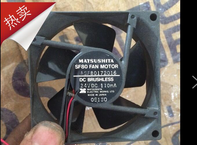 MOTOR ASF80172015 DC24V 110MA 8CM 80MM 8025 80x80x25MM 2Wire Inverter chassis Cooling Fan