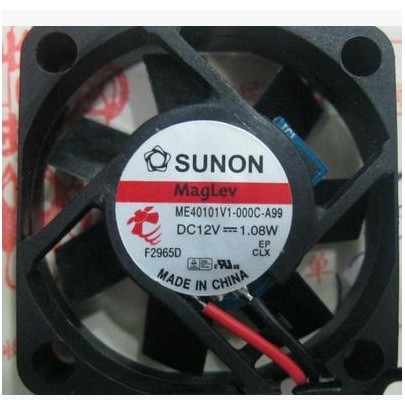 SUNON ME40101V1-000C-A99 DC12V 1.08W 4010 4CM 40mm 40*40*10mm 2Pin 2Wire Cooling Fan