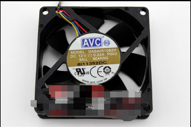 AVC DASA0510B2H 5010 5CM 50MM 50*50*10MM DC12V 0.22A 4Pin 4Wire Cooling Fan