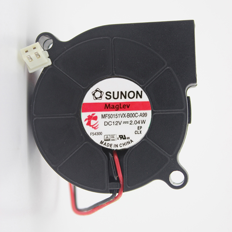 SUNON MF50151VX-B00C-A99 DC12V 2.04W 5015 5CM 50MM 50*50*15MM 2Pin 2Wire Blower Cooling Fan