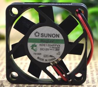 SUNON KDE1204PFVX 11.MS.A.GN DC12V 1.8W 40x40x10mm 40*40*10mm 2Pin 4010 4CM 40mm Cooling Fan