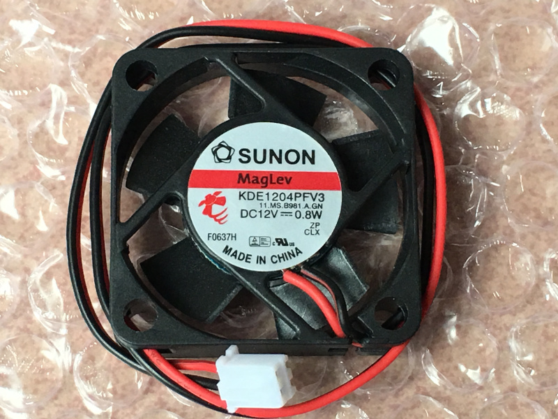 New SUNON KDE1204PFV3 11.MS.B981.A.GN DC12V 0.8W 40*40*10mm 40mm 40X40x10mm 2Wire Cooling Fan
